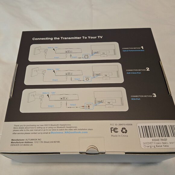 Wireless Headphones for TV, TV Headphones Wireless - Picture 2 of 3